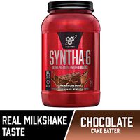 BSN SYNTHA-6 Whey Protein Powder, Micellar Casein, Milk Protein Isolate, Chocolate Cake Batter, 28 Servings (Packaging May Vary)