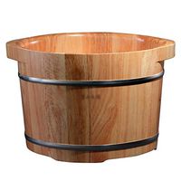 Bathroom Accessory Sets Feet Barrel Massage Foot Barrel Soaking Tub for Massage SPA (Color : Beige, Size : 414125cm)