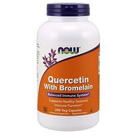 NOW Supplements, Quercetin with Bromelain, Balanced Immune System*, 240 Veg Capsules