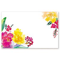 Watercolor Garden Gloss Enclosure Cards/Gift Tags - 3 1/2 x 2 1/4in. (50)