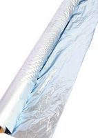 Gift Wrap Flower Wrap roll 'Polysilk' SILVER 1m(W) x50m(L)/3.28'x164'