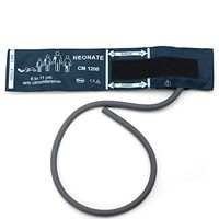 Huapa Pressure Single Tube Cuff Neonatal/Infant/Child/Adult/Veterinary Blood Pressure Cuff for Patient Monitor Pressure Cuff(Neonatal)