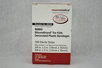 Moore Medical Kids Decorated Bandage 3/4' X 3" - Box of 100