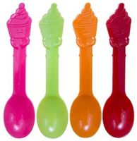 Heavy Weight Colored Swirl Spoons 1000 Pcs/Case (Blue)