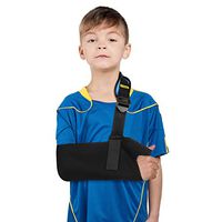 Arm Sling for Kids, Lightweight Medical Arm Sling with Thumb Loop and Shoulder Pad, Shoulder Immobilizer for Children Under 60 LBS, Arm Support for Broken Arm, Wrist, Elbow, Shoulder Injury