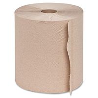 Genuine Joe GJO22600 Hard Wound Roll Towel, 800' Length x 7-8/9" Width, Natural (Case of 6)