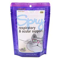 In Clover Spry Daily Respiratory and Ocular Support Soft Chews for Cats, with L-Lysine, Superfoods, and Prebiotics for a Strong Immune System, 2.1 oz. (60 count)