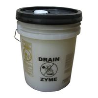 Uni-Kem Chemicals Drain-Zyme Cleaner White, 5 gal, Characteristic, Liquid | 1 Each