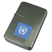 Engraved Lighter United Nations Flag