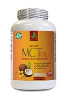 Brain Health and enery - MCT Oil 100% Pure 3600MG - Keto Formula - mct Oil in Capsules - 1 Bottle 150 Softgels