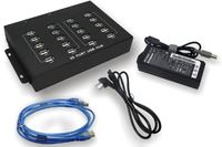 20-port USB 2.0 Hub for Bitcoin Mining