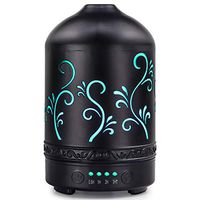 Ultrasonic Aromatherapy Essential Oil Diffuser, ARVIDSSON 100ml Metal Diffusers for Essential Oils, 7 Color Changing Light Cool Mist Humidifier, Best Gifts Idea