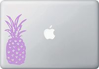 Yadda-Yadda Design Co. Pineapple - Vinyl Laptop or MacBook Decal (3" w x 6.5" h) (Lavender)