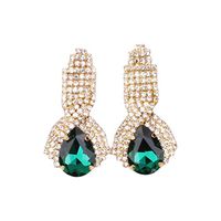 Hot Sale! Dangle earrings, Women Girls Jewelry Luxury Rhinestone Drop Earrings For Wedding Engagement Party (B)