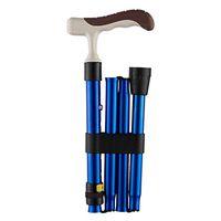 Crutches Canes Folding Adjustable Walking Sticks Lightweight Non-Slip Walking Sticks Elderly Walking aids Suitable for People with Limited Mobility The Maximum Load of 90 kg Blue