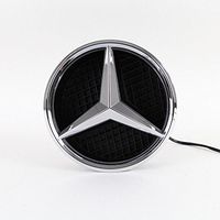 IHEX Auto Xenon White Illuminated LED Car Logo Grid Badge for Mercedes Benz A/B/C/CLS/E/GLK/GL/R Series Front Grille LED Emblem Light
