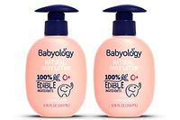 Babyology – 100% Edible Ingredients - Organic Baby Lotion - Clinically Tested – 6,67 FL. OZ - Calming & Rich Moisture for Sensitive Skin - Daily Care - Non-scented - Perfect Baby Shower Gift (2 Pack)