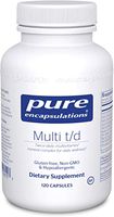 Pure Encapsulations - Multi T/D - Hypoallergenic Multivitamin/Mineral Formula Providing a Concentrated Core of Nutrient Essentials - 120 Capsules