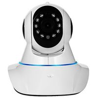 NexGadget 720P Security Camera, Wi-Fi Surveillance System with Motion Detection, Day/Night Vision, Baby/Pet/Elder/Office Monitors with Two-Way Audio, Pan/Tilt