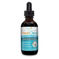 IntestiClear - Advanced Intestinal Cleanse Support for Humans - All-Natural Liquid Formula for 2X Absorption - Bonus Liver Support - Wormwood, Black Walnut, Ginger and More