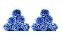 Crazy Microfiber Fluffy Edgeless Microfiber Cleaning Towel: 12PCS Pack, 16x24" 500GSM