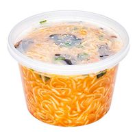 Restaurantware RWP0197C Microwavable To-Go Container, 16 oz, Clear