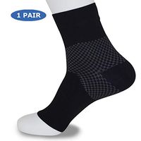 Compression Ankle Sleeves Ankle Brace Support for Men and Women. Our Ankle Socks for Women Help with Foot & Arch Pain and Soreness | ONE Pair (Available in Sizes S,M,L,XL)