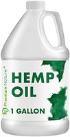 Organic Hemp Seed Carrier Oil - Pure, Unrefined, Natural Hemp Massage Oil Cold Pressed Raw Aromatherapy Virgin Hemp Oil Body Hair Skin Nails Base Oil 1 Gallon Packaging May Vary