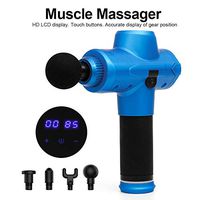RUIMING Electric Muscle Relaxation Massager Gun Handheld Electric Body Massager Sports Drill Portable Super Quiet Brushless Motor Cordless Percussion Massager