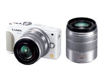 Panasonic Lumix Mirrorless Interchangeable Lens Camera Lumix Gf6 Double Zoom Lens Kit Standard Zoom Lens / Telephoto Zoom Lens Comes with White Dmc-gf6w-w - International Version (No Warranty)