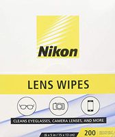 Nikon Pre-Moistened Lens Cloths Wipes 200 Count (2 Pack) 400 Wipes Total