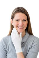 YoRo Naturals, RemedyWear Eczema Gloves for Inflammation Relief, Tencel and Zinc (Adult XL, White)