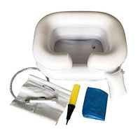 LYX@ Shampoo, bed rest patient 瘫痪 old man care shampoo inflatable shampoo bed bed shampoo comfortable and convenient white environmentally friendly portable small size laundry trough family care pregn