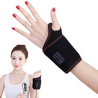 Woolala Wrist Warmer Electric Heated Wrap for Hand Wrist, Wrist Support Brace Heating Pad for Arthritis, Carpal Tunnel, Injuries, Pain Relief