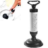 #1 Plumbers Drain Buster Plunger Professional Tool For Toilet & Sink Bathroom Instant Clogged Drain Remover - Powerful High Compression Air Pressure!! New