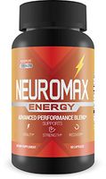 Neuromax Energy - Increase Vitality, Strength, and Recovery Time - L-Arginine Formula for Extra Pump - 60 Capsules