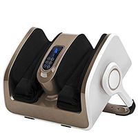 Giantex Shiatsu Foot Massager, Foot Calf Massage Machine with Heat, Deep Kneading&Air Compression for Foot Calf Leg Arm, Heat and Vibration