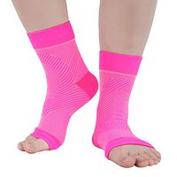 LOHKIAO Compression Foot Sleeves for Men & Women - Plantar Fasciitis Socks for Pain Relief, Heel Pain, Arch Support