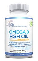Lunva High Strength Omega 3 Fish Oil, Lemon Flavor