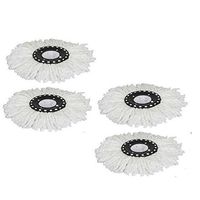 Fashion 4Pcs Microfiber Microfibric Mop Head Refill for Hurricane Magic Mop 360 Spin