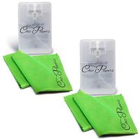 Chic Peepers Eyeglasses and Electronics Pocket Cleaning Kit, Clear, 2 Pack