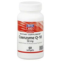 Rite Aid Pharmacy Coenzyme Q-10 Softgels, 50mg - 60 ct
