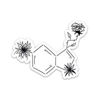 Serotonin Symbol Mental Health Sticker