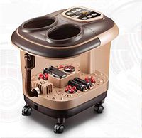 SZ JIAOJIAO Foot Tub Electric Fumigation 4 Turntable 4 Roller Massage Home Pedicure Basin Footbath Foot Bath
