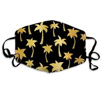 Golden Palm Fashion Mask Adjustable Elastic Belt Dust Mask, Pollen Proof, Half Face Mask/Cover For Both Men And Women