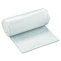 Inteplast S243306N 12-16 Gallon Capacity, 33" Length x 24" Width x 6 Micron Thickness, Natural Color, High-Density Commercial Coreless Roll Can Liner (Case of 20 Roll, 50 Bags per Roll)