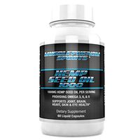 Hemp Seed Oil Capsules 1000mg 60 Capsules Immune Support for Adults