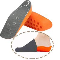 Height Increase Insoles & Arch Support Orthotics, 2cm Taller Insole Invisible Elevated Shoe Inserts Orthotic Insert Cushion for Men/Women -Size S