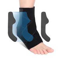 Ankle Support Brace, Foot Ankle Wrap Support with Dual PE Boards and Elastic Straps, Adjustable Ankle Brace Stabilizer for Sprains Fatigue Artistic Pain Relief and Injury Recovery(1 Piece)