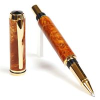 Baron Rollerball Pen - TN Gold - Yellow Box Elder
